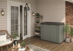 Keter Záhradný prístrešok SIO Darwin 1150l zelená, 141 x 82 x 120 cm