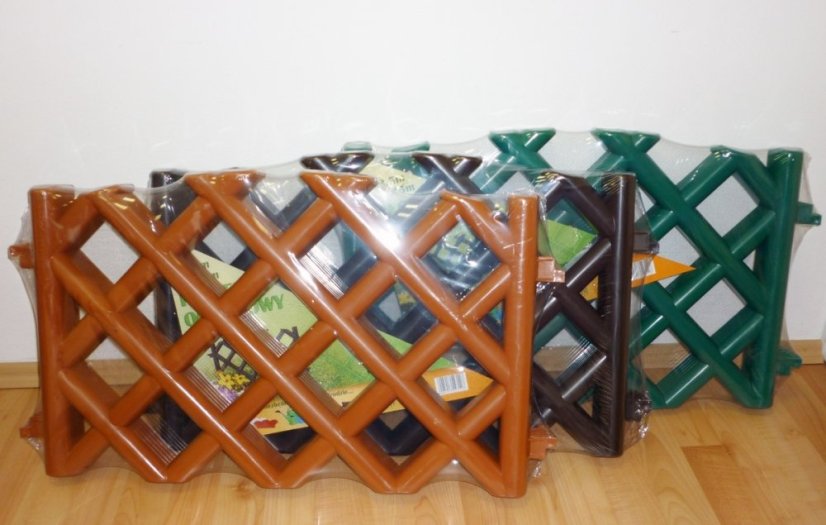 ALDOTRADE Záhradný plôtik - mreža - Názov varianty: Hnedá