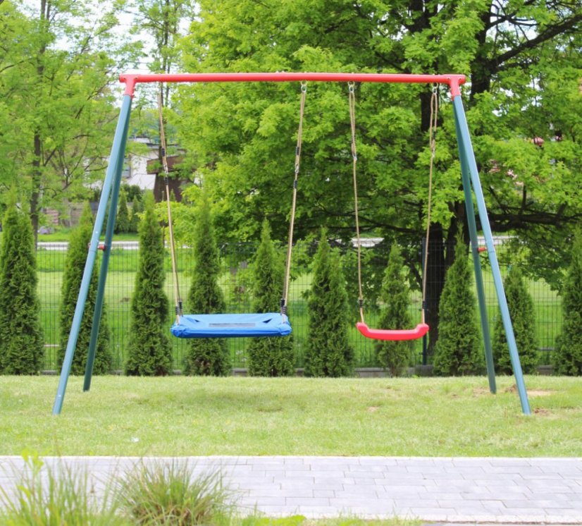 Záhradná dvojitá hojdačka 290x180x200 cm