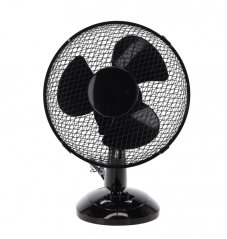 Stolný ventilátor čierny 25W