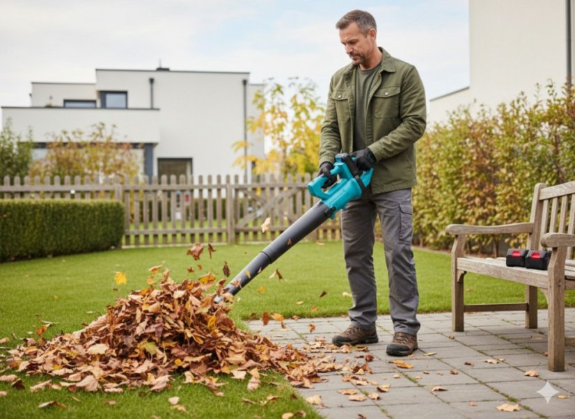 Fúkač na lístie 1500 W, 21 V