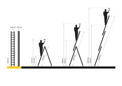 ALDOTRADE Rebrík trojdielny hliníkový PROFI 3x15