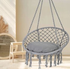 Záhradné závesné kreslo BOHO 80x60x120 cm