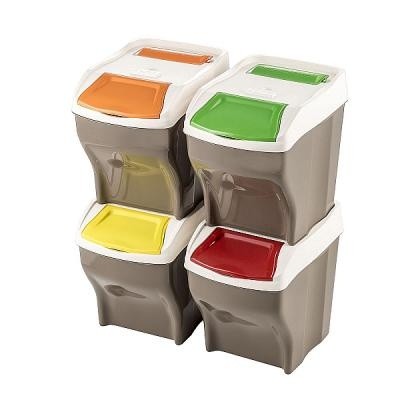 ALDOTRADE Kôš na triedený odpad Poker Plus 4x27l