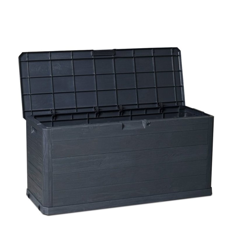 ALDOTRADE Záhradný úložný box drevo 280l antracit