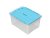 Multibox ECO s pripevneným vekom 30l, veko modré