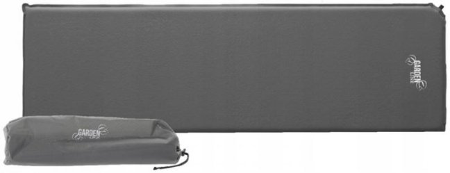 Samonafukovací karimatka 180x50x2.5cm, 850g, sivá
