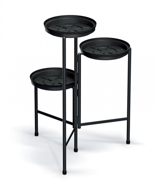 Podstavec na kvetináče TOL STAND čierny 42cm