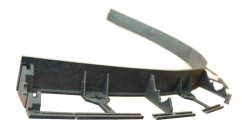 ALDOTRADE Neviditeľný plastový obrubník 4,5x8x100 cm