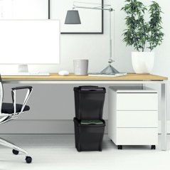 Kôš na triedený odpad Poker Office set 2x20l