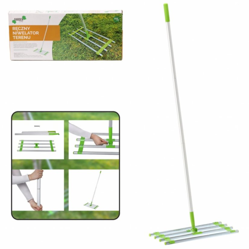Ručný nivelačný nástroj na terén, 164 cm