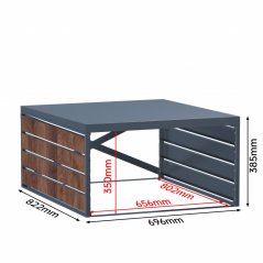 ALDOLINE Prístrešok pre klasickú robotickú kosačku Classic