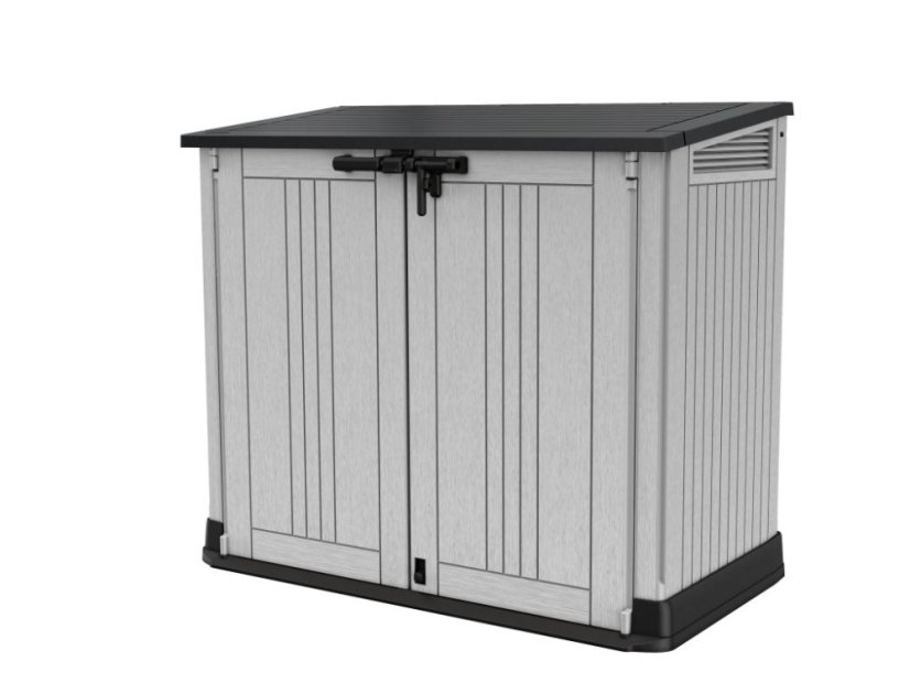 Keter záhradný prístrešok Store It Out Midi antracit, 132x71, 5x113, 5 cm