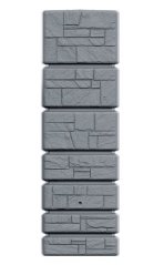 ALDOTRADE Sud na dažďovú vodu TOWER STONE 350l sivý