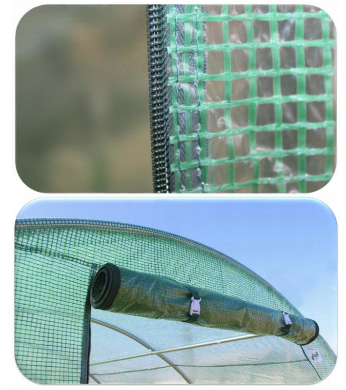 ALDOTRADE Fóliovník záhradný biely 3x2x2m