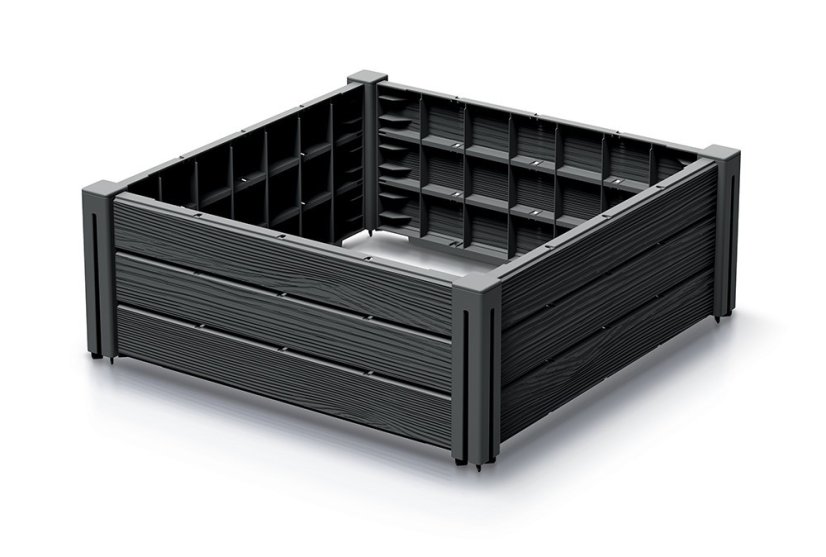 Vyvýšený záhon BASE PLANT 61,8 cm - antracit