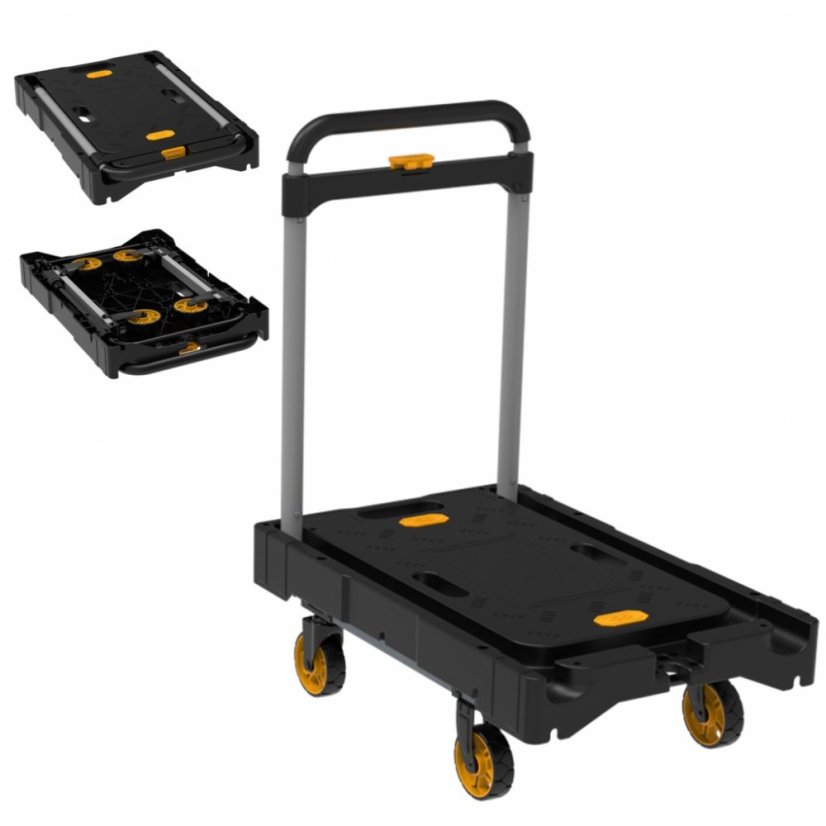 Plošinový vozík 63x40,5x92 cm, nosnosť 136 kg Plošinový vozík 63x40,5x92 cm, nosnosť 136 kg