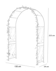 ALDOTRADE Opora na popínavé kvety N9536 135x54x215cm