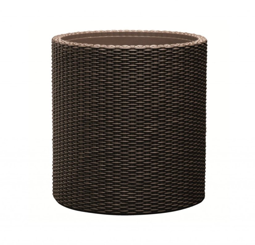 Keter Kvetináč Cylinder L 39L hnedá