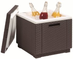 Keter Box Ice Cube Hnedá, 42x42x41 cm
