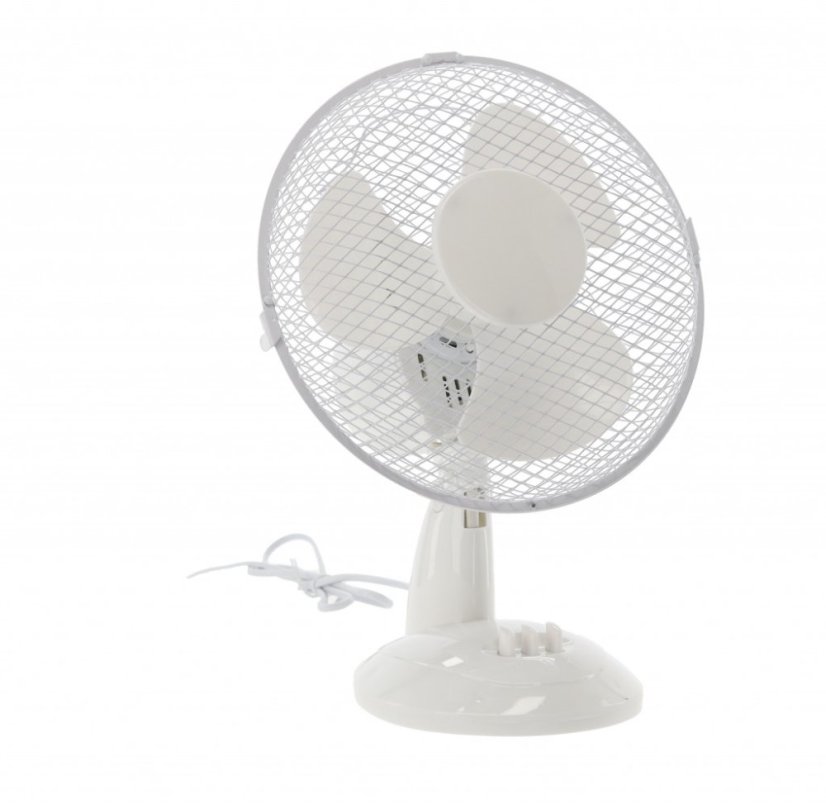 Stolný ventilátor biely 25W