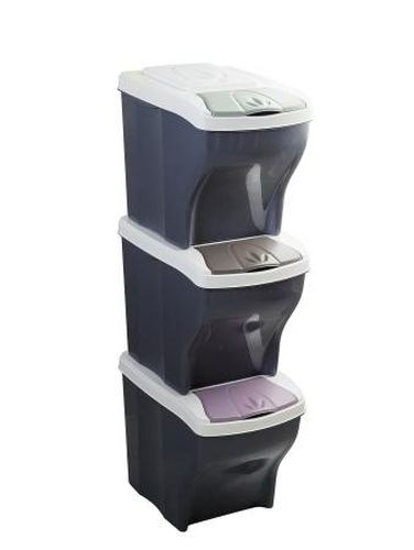 ALDOTRADE Kôš na triedený odpad Poker Tris 3x20l