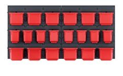 ALDOTRADE Kistenberg Závesný panel s 20 boxy na náradie ORDERLINE