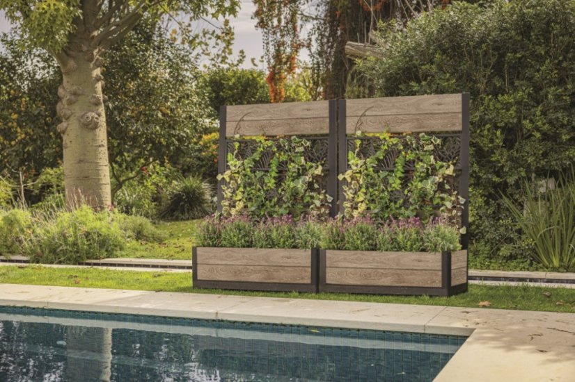 Keter kvetináč Deco Tulip 110 L 2 panely jaseň