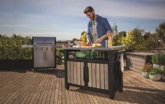 Keter grilovací stolík Deco Unity XL jaseň