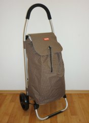 ALDOTRADE Nákupní taška na kolieskach PRAGA hnedá