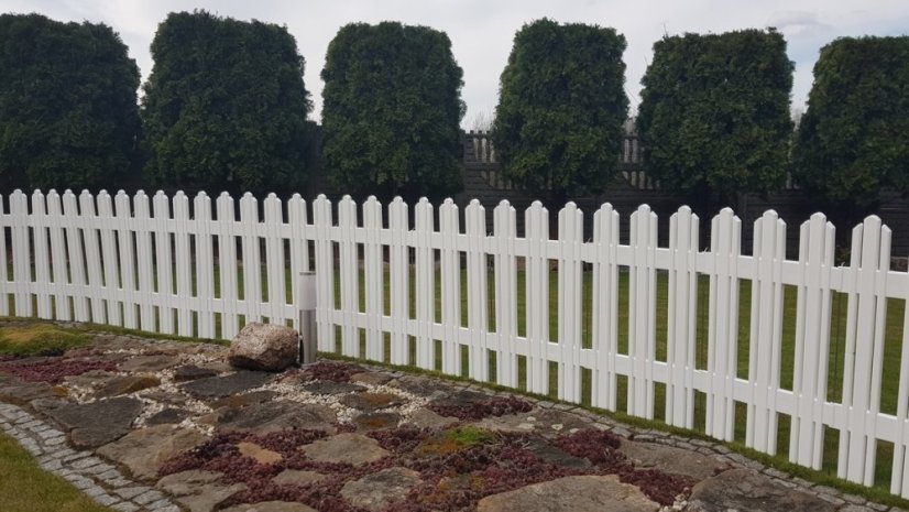 ALDOTRADE Záhradný plôtik Mega 4,7m - Názov varianty: Bielá