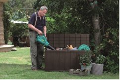 ALDOTRADE Záhradný úložný box SHERWOOD 270l hnedý