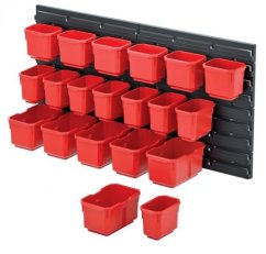 ALDOTRADE Kistenberg Závesný panel s 20 boxy na náradie ORDERLINE