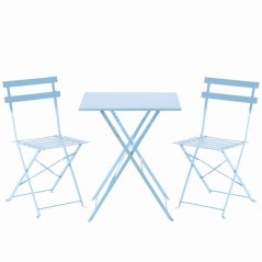 Skladacie bistro set Bety modrý