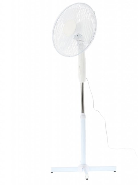 Stojanový ventilátor biely 45W