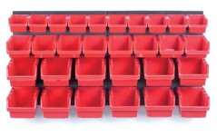 ALDOTRADE Kistenberg Závesný panel s 30 boxy na naradie ORDERLINE