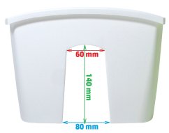 ALDOTRADE Truhlík na balkónové zábradlie Crown 240