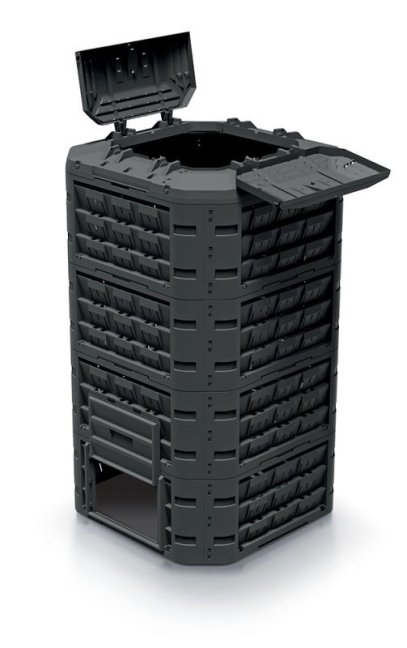 Kompostér COMPOGREEN VARIO 1250l čierny