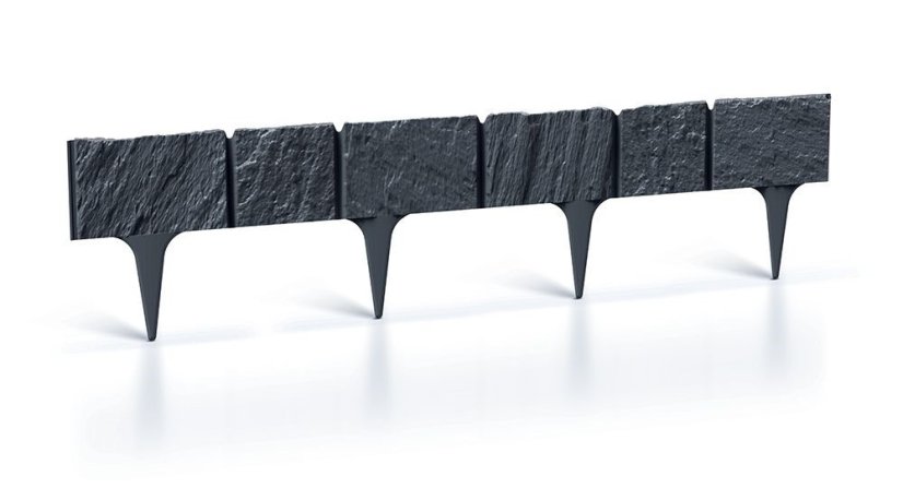 Lem trávnika palisáda GARDEN STONE 3,9m - Názov varianty: Beton