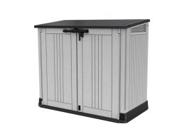 Keter záhradný prístrešok Store It Out Midi antracit, 132x71, 5x113, 5 cm