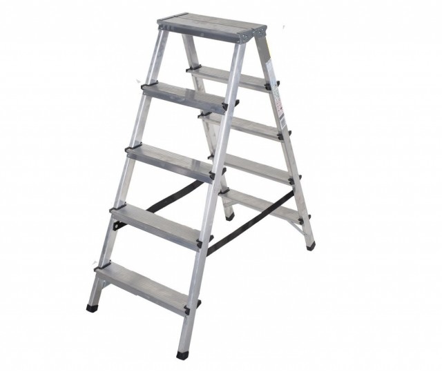 ALDOTRADE Schodíky obojstranné Al 2x5 - Názov varianty: 125 kg