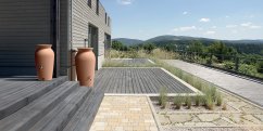Prosperplast Sud na dažďovú vodu VELCAN 230 l terakota