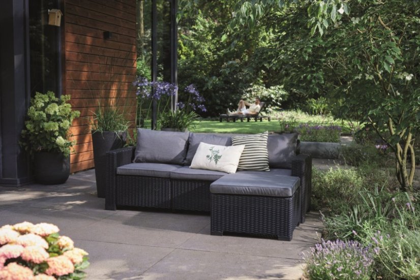 Keter záhradný set California Chaise grafit