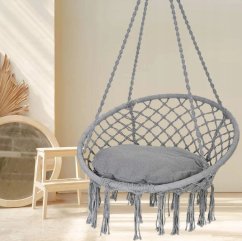 Záhradné závesné kreslo BOHO 80x60x120 cm