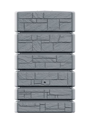 Sud na dažďovú vodu TOWER STONE 500l sivý
