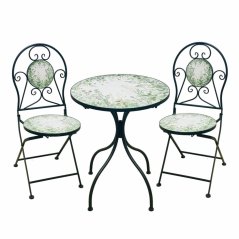 Záhradný nábytok Mozaika Fylla, stôl + 2 stoličky