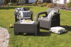 Keter záhradný set Corfu WEEKEND grafit