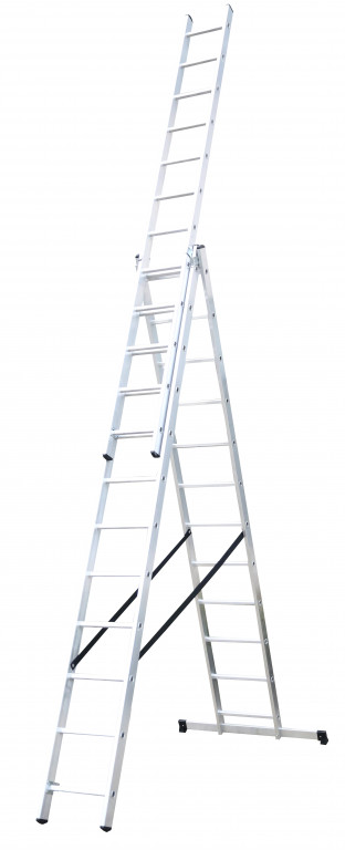 ALDOTRADE Žebřík hliníkový 3x12 HOME
