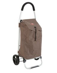 ALDOTRADE Nákupní taška na kolieskach PRAGA hnedá