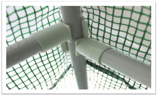 ALDOTRADE Fóliovník na zeleninu 180x140x94 cm